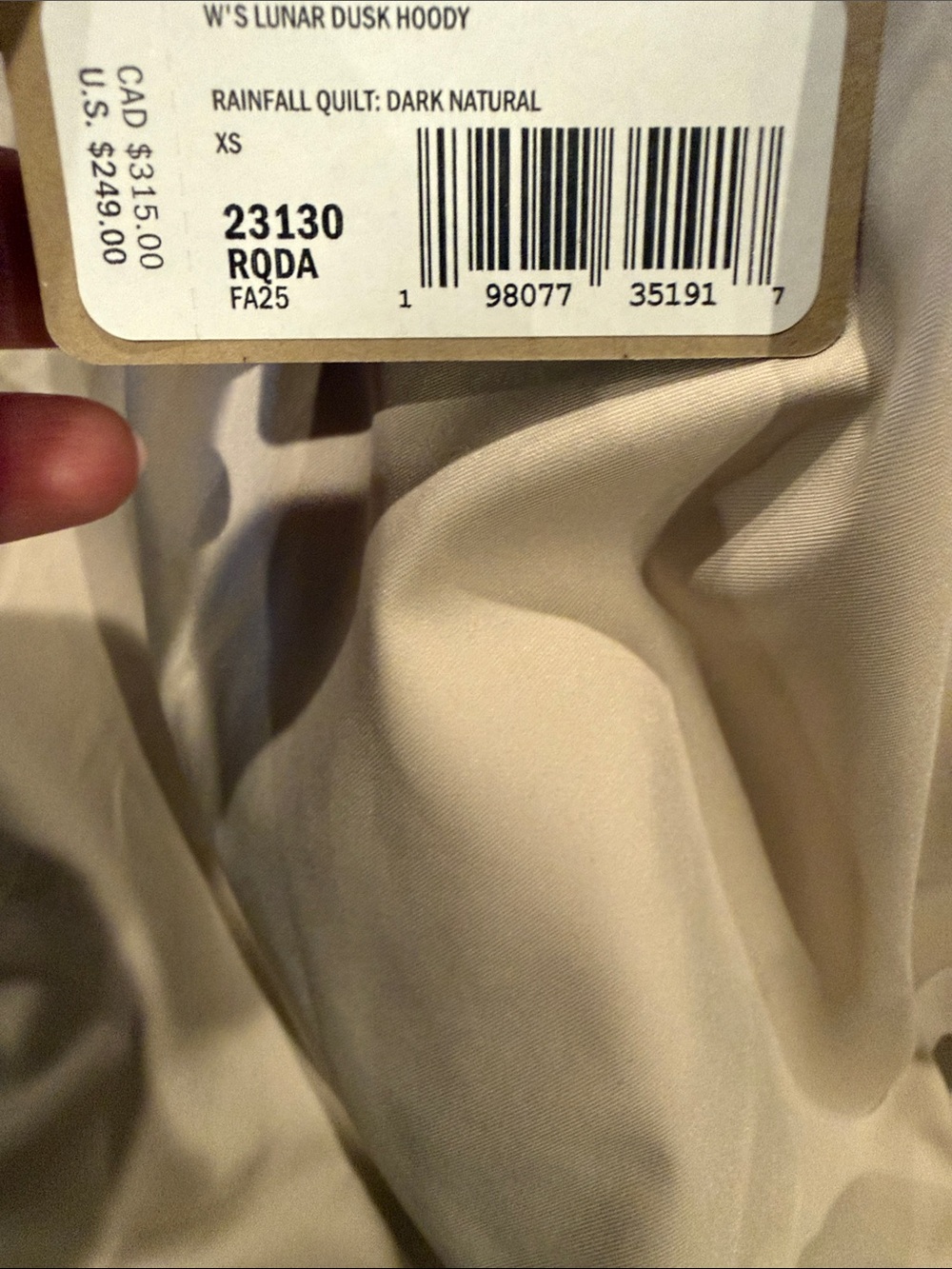 Patagonia women's Lunar Dusk hoodie new with tags - Picture 6 of 7